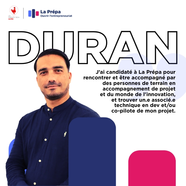 Duran Aytekin lauréat prépa french tech alpes 2026