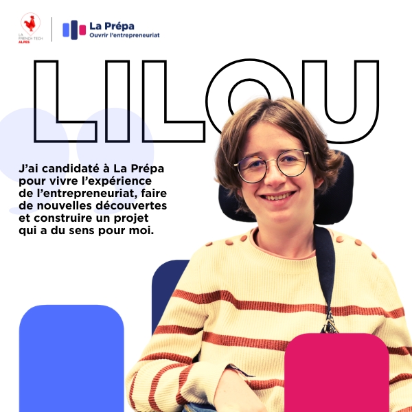 Lilou Lécaille lauréate prépa french tech alpes 2026