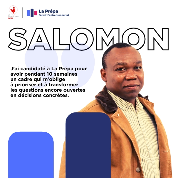 Salomon Fiawoo lauréat prépa french tech alpes 2026